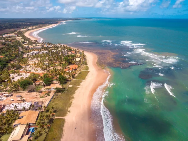 A beleza do litoral de Itacimirim